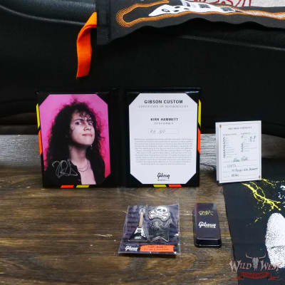 Gibson Custom Shop Artist Collection Kirk Hammett 1979 Flying V Murphy Lab Aged Ebony image 14