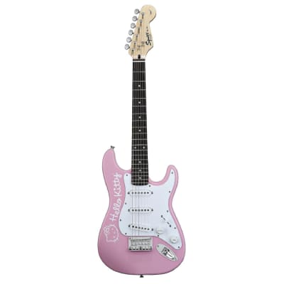 Squier Hello Kitty Mini Stratocaster | Reverb