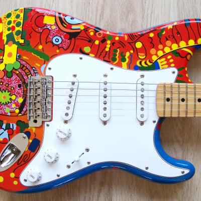 TPP Billy Corgan 78' "Smashing Pumpkins" Fender Mexican 70's Re-issue Stratocaster Tribute image 2