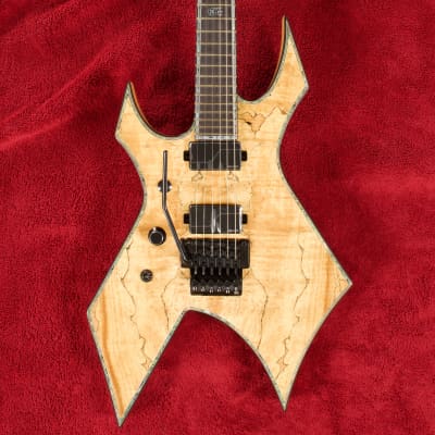 B.C. Rich Warlock Extreme with Floyd Rose Left Handed Spalted Maple image 1