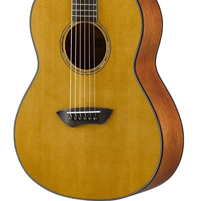 Yamaha CSF1M-VN Parlor Acoustic Electric Guitar 2022 Vintage Natural image 1