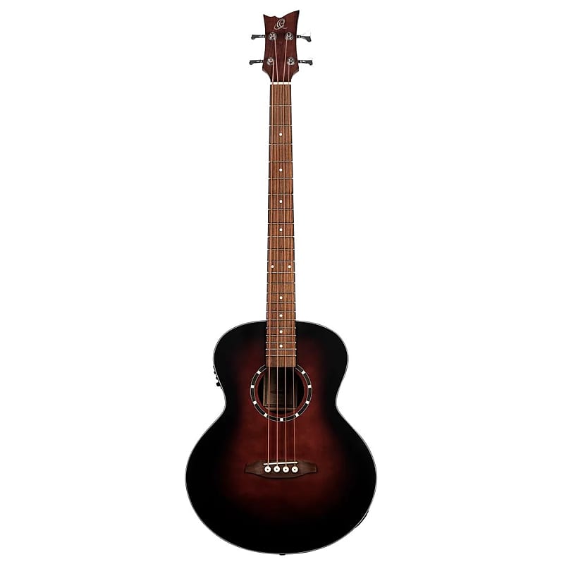 Ortega D7E-BFT-4 Acoustic Electric Bass Guitar - Bourbon Fade image 1