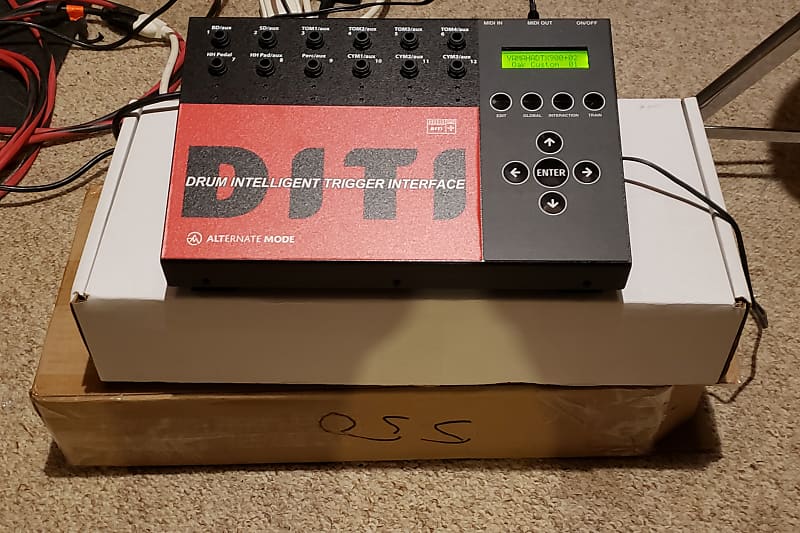Alternate Mode DITI Drum Intelligent Trigger to MIDI Reverb