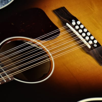Gibson J-45 12 String Vintage Sunburst Acoustic-Electric -  Limited Edition image 6