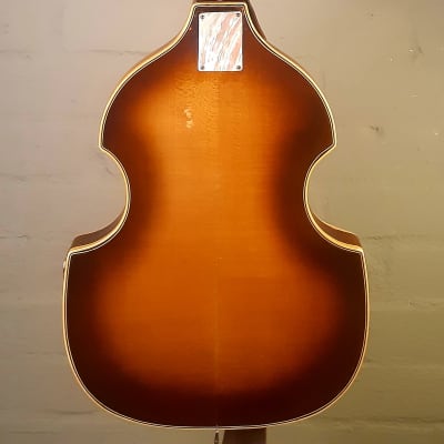 C1960 Herbert Todt PERLGOLD Violin Bass. Solid woods Archtop image 7