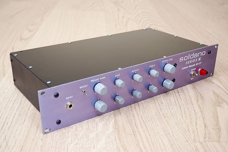 Soldano SP-77 Series II Rackmount Two-Channel Tube Guitar Preamp