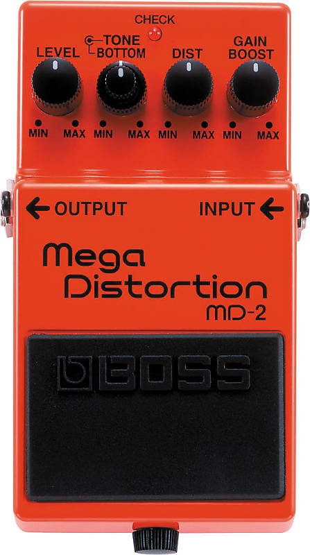 Boss MD-2 Mega Distortion Guitar Effect Pedal image 1