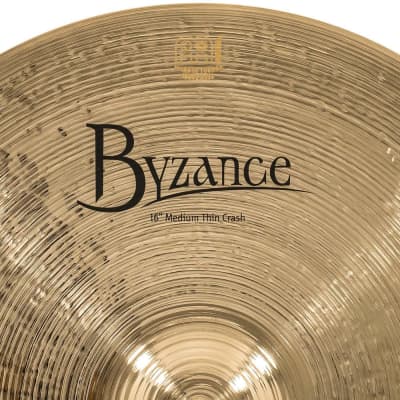 Meinl Byzance Brilliant Medium Thin Crash Cymbal 16 image 5