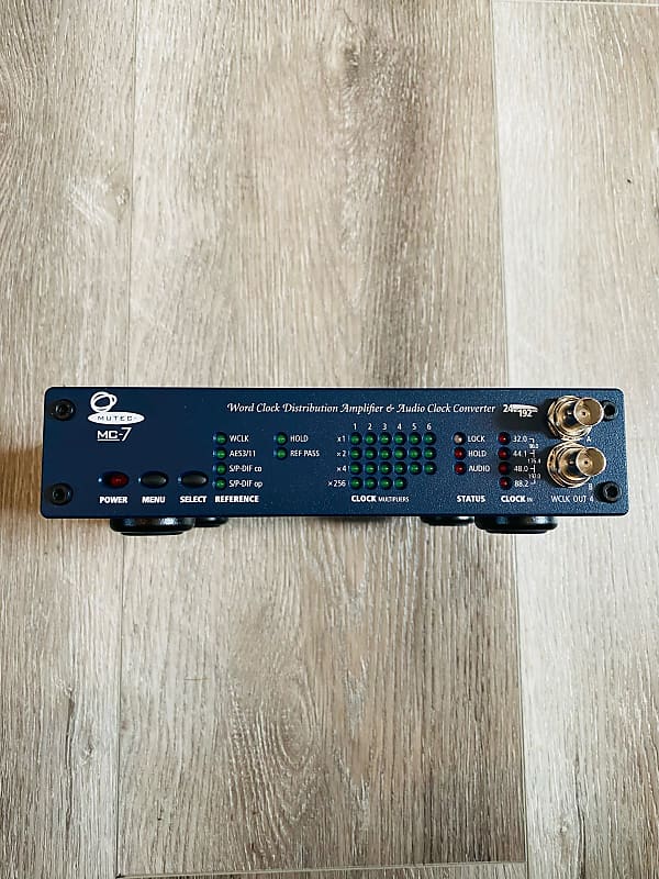 Mutec MC7 Word Clock Distribution Amplifier and Audio Clock Reverb