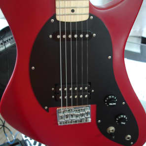 Quest  Atak 1 Electric Guitar - Vintage 1985, Dark Red / Black Pick Guard with OHSC image 9