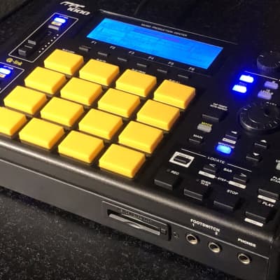 🔥🔥CUSTOM AKAI MPC 1000 Sampler -🔥 FULL BLACK & BLUE & YELLOW 🔥combo to s950 s3000xl mpc 3000 60 X LIVE 2000xl 2500 s3000 s3200 4000 5000 z4 z8🔥🔥