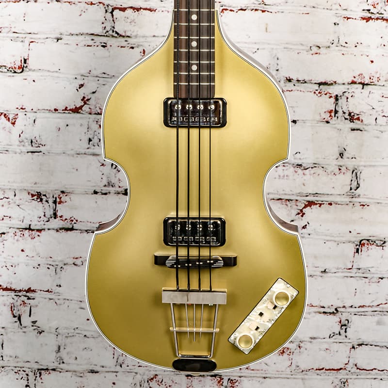 Hofner - Custom Shop Violin Bass, Gold Top - Made In Germany - w/OHSC - xT004 - USED image 1