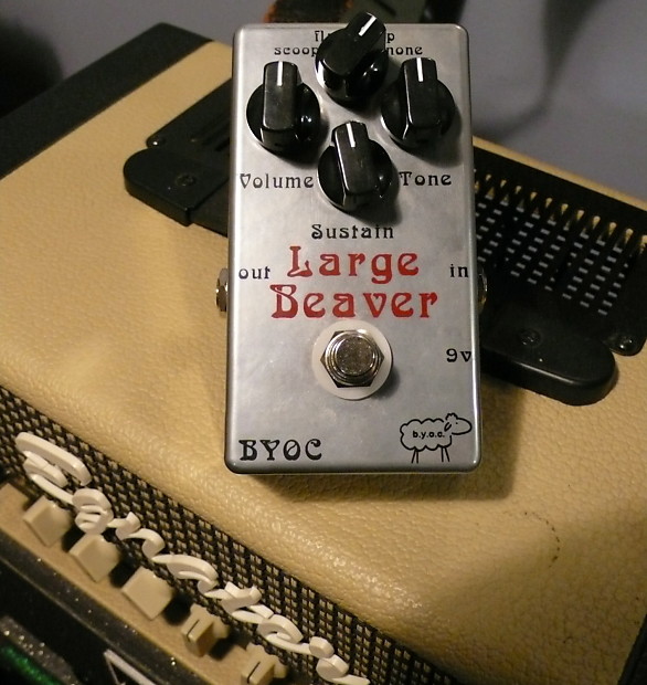 BYOC Large Beaver Fuzz Ram's Head Big Muff Guitar Effects Pedal Alchemy  Audio Assembled!