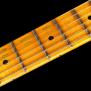 2015 Fender Stratocaster 1956 Custom Shop Relic 56 Strat 2-Tone Sunburst image 7
