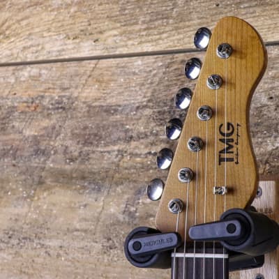 TMG Guitar Company Custom Dover HSS Sonic Blue w/Roasted Maple Neck w/Case image 6