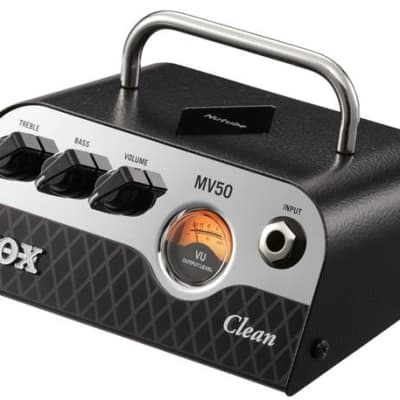 Vox MV50 Clean Compact 50w Guitar Amp Head - Chrome/Black image 2