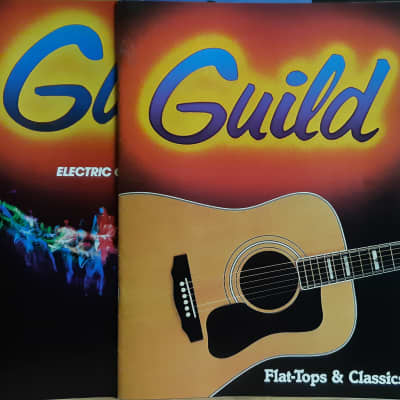 Guild acoustic and electric guitar catalogs and price list 1983. Original! image 1