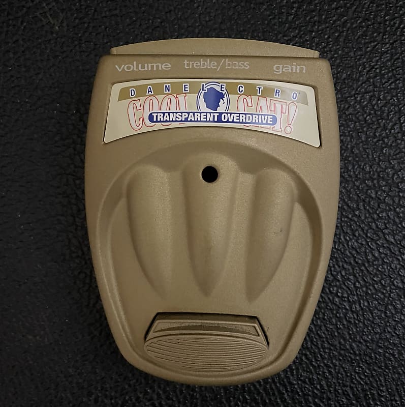 Danelectro transparent overdrive v1 top