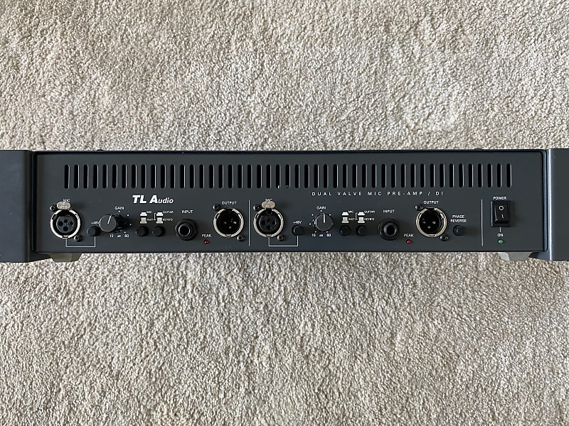 TL Audio Dual Valve Mic/Line Preamp and DI 1990s - Grey | Reverb