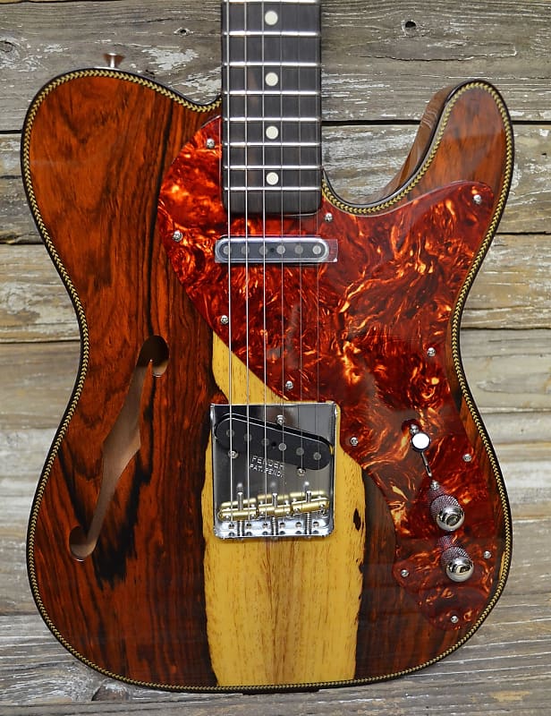 Fender Custom Shop Artisan Thinline Telecaster - Natural Cocobolo image 1