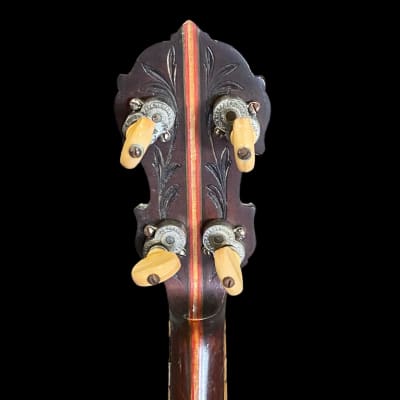 William L. Lange Paramount Style C Tenor Banjo w/ Case - Used image 7
