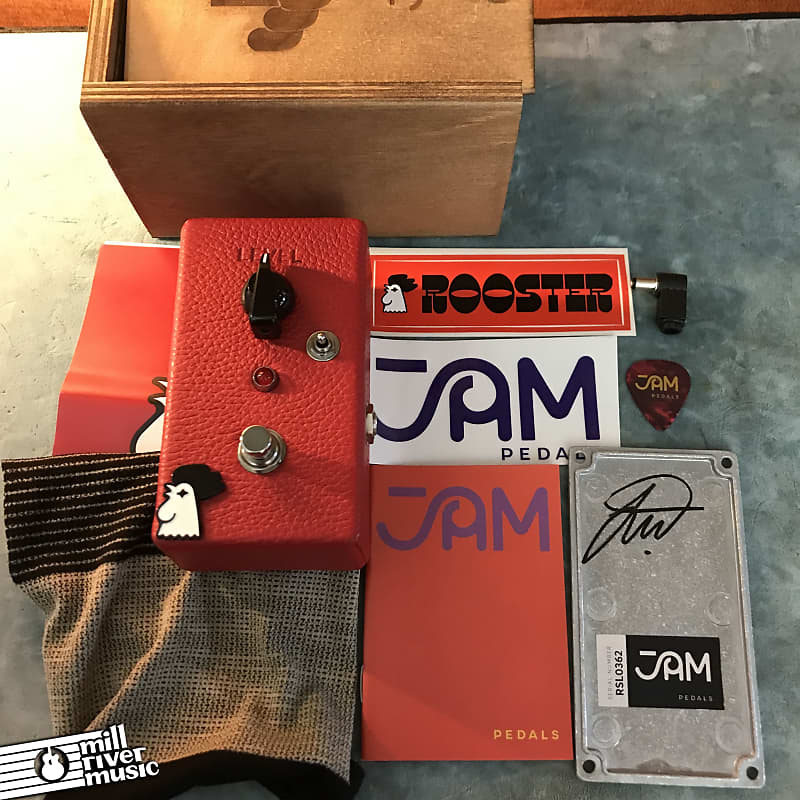 JAM Pedals Rooster Custom Shop Germanium Frequency Booster Effects Pedal LTD  w/box and swag *Mint*