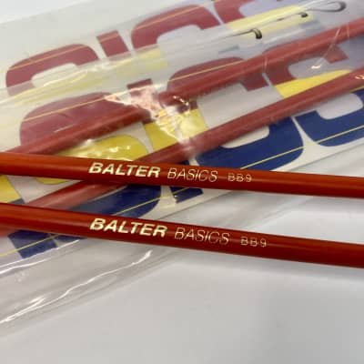 Mike Balter Basics BB9 Soft Rubber Birch Marimba Mallets (x2 pair) image 2