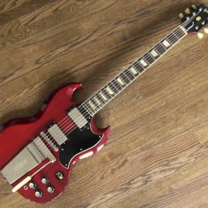 Greco SG with Lyre Vibrola 1963 Reissue SS63-70 - One of The Rarest! Maestro Tremolo image 13