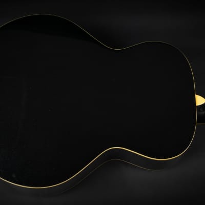 2000 Epiphone MIK SQ-180 Neil Diamond Signature Limited Edition - Metallic Black | Korea Custom Acoustic Guitar | Case image 13