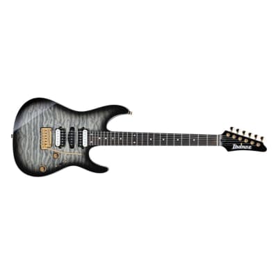 Ibanez AZ47P1QMBIB AZ Premium Electric Guitar - Black Ice Burst image 4