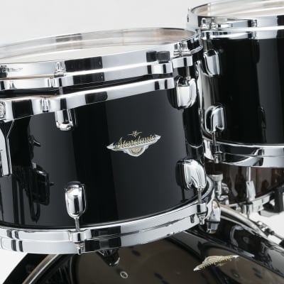 Tama MAT1008-PBK Starclassic Maple Lacquer Rack Tom 10" x 8" - Piano Black/Chrome HW image 4