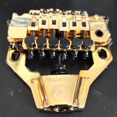 Gold Original Floyd Rose Surface-mounting FRX Tremolo System image 4
