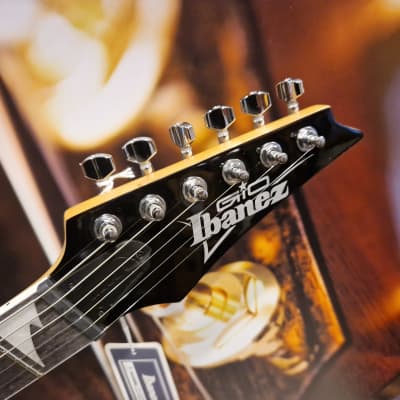 Ibanez GRG220PA1-BKB GiO E-Guitar 6-String, Transparent Brown Black Burst image 6