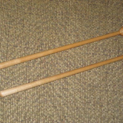ONE pair new old stock Regal Tip 604SG (Goodman # 4) Timpani Mallets, 1" Wood Ball (includes packaging) image 13