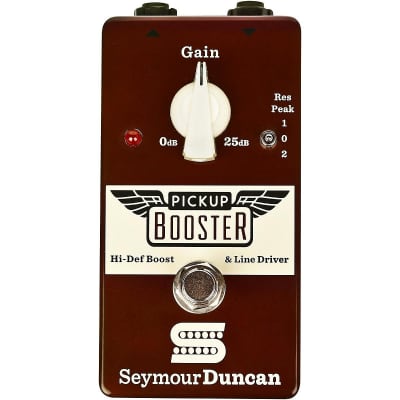 Seymour Duncan Pickup Booster 25dB Boost Pedal - Limited Edition Black image 1