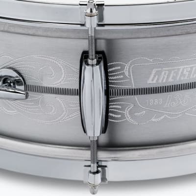 NEW Gretsch 135th Anniversary Commemorative 5x14 Solid Aluminum Snare Drum image 2