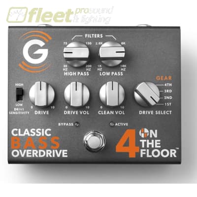 Genzler 4 On The Floor Bass Overdrive Pedal for sale