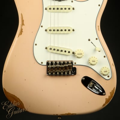 Fender Custom Shop LTD 1964 Stratocaster Relic - Super Faded Aged Shell Pink image 2