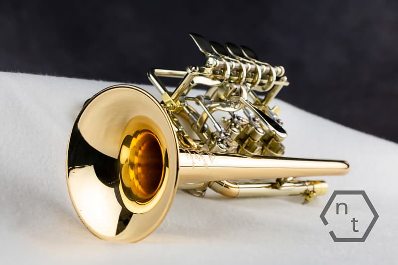 Scherzer 8111 Bb/A piccolo trumpet, lacquered | Reverb Australia