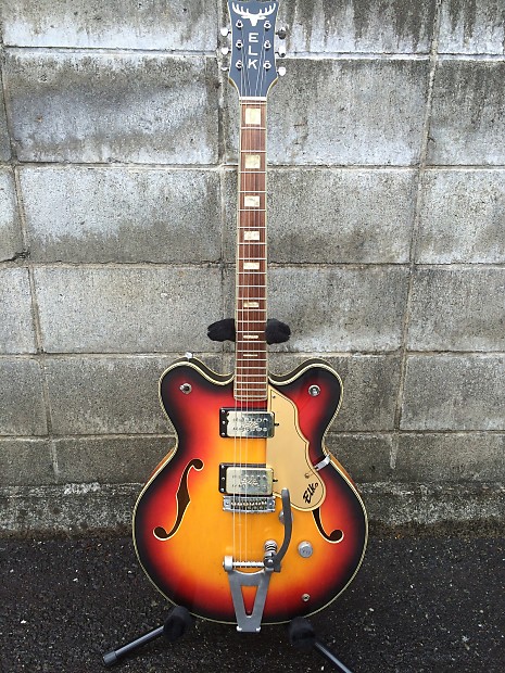 RARE Elk Galaxy 1970 Sunburst Gretsch MIJ Cheaper than Electromatic with bonus vintage mojo! image 1