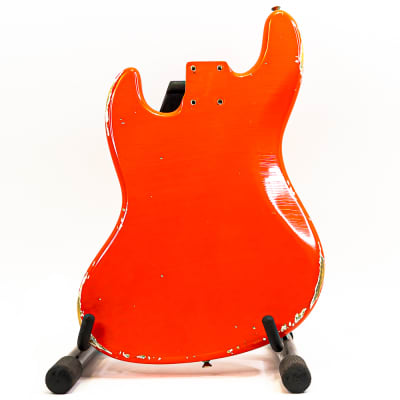 MJT jazz bass ボディ　fender MJT Fender Jazz Bass Loaded Alder Body Fiesta Red w/ Heavy