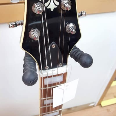 Prestige Custom Shop Musician Pro DC semi hollow electric guitar, Trans Black finish image 7