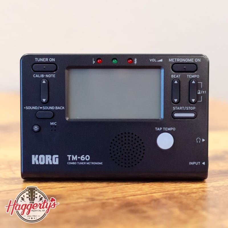 Korg TM-60 Combo Guitar String Bass Wind Instrument LCD Tuner