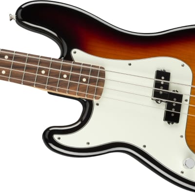 Fender Player Precision Left-Handed Bass Pau Ferro FB, 3-Color Sunburst image 8