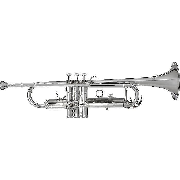 Blessing BTR1277S Bb Trumpet w/Case & 7C Mouthpiece - Silver | Reverb