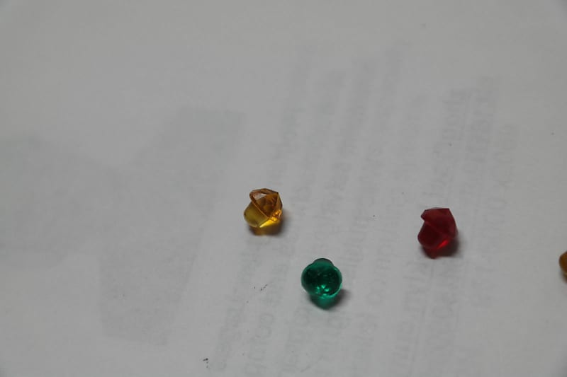 Fisher FM-100-C faceplate Jewel (set of 1) lamps lights crystal stone cover  			