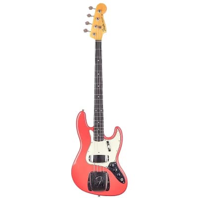 Fender Custom Shop Limited Edition 1964 JAZZ BASS JourneyMan - Aged Fiesta Red - 9.0 pounds - CZ570461 image 11