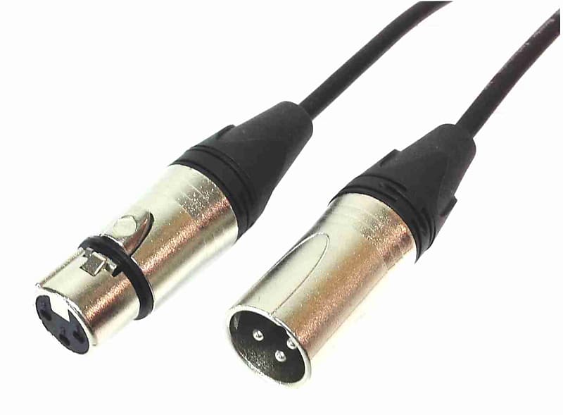 XLR Male to XLR Female Balanced Microphone Cable - 15 feet | Reverb