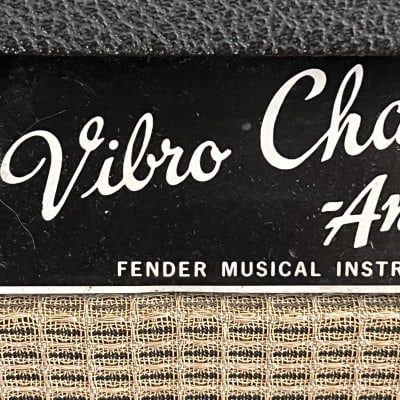 1966 Fender Vibro Champ 6-Watt 1x8" Guitar Combo - Black Panel image 18