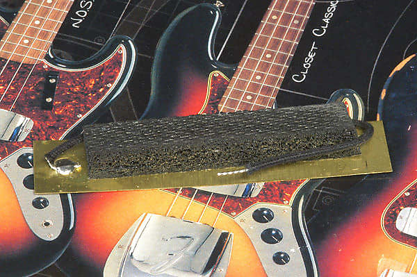 Fender USA '62 Jazz Bass Bridge Pickup Cavity Shield With Ground, 0019662000 image 1